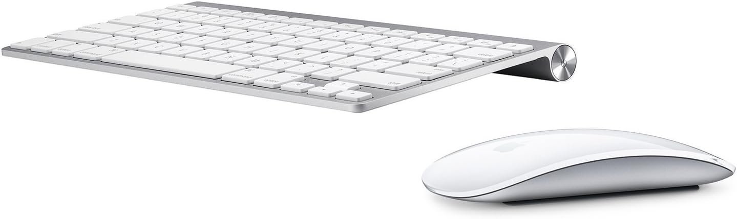 Apple Wi-fi Keyboard with Apple Magic Bluetooth Mouse (Renewed)