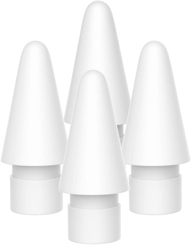 Alternative Suggestions Suitable with Apple Pencil 2 Gen iPad Professional Pencil – iPencil Nib for iPad Pencil 1 st/Pencil 2 Gen White 4 Pack (White 4 Pack)