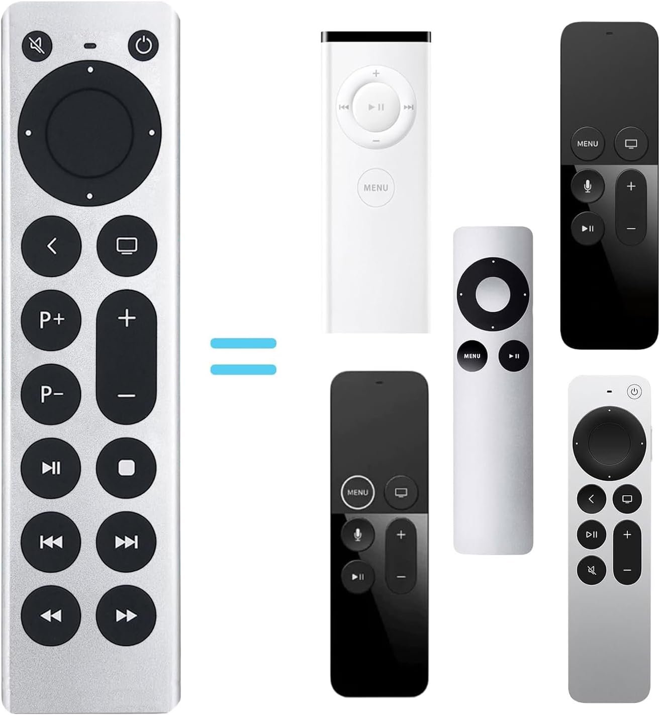Alternative for Apple TV 4K Distant Management for First, Second, Third, Fourth, and Fifth Era for Apple TV 4K/HD Common Distant Management (With out Voice Instructions) Alternative for Apple TV 4K Distant Management for First, Second, Third, Fourth, and Fifth Era for Apple TV 4K/HD Common Distant Management (With out Voice Instructions)