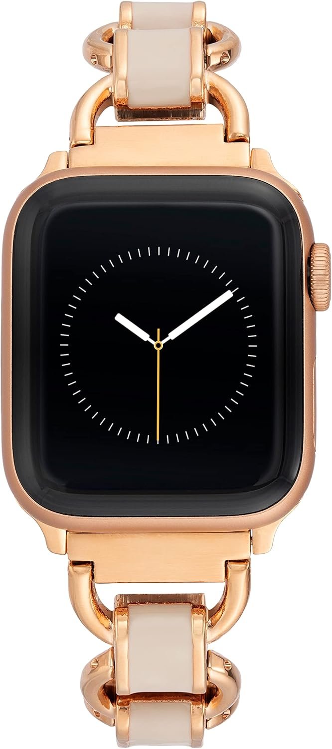 Anne Klein Vogue Chain Bracelet for Apple Watch, Safe, Adjustable, Apple Watch Alternative Band, Suits Most Wrists Anne Klein Vogue Chain Bracelet for Apple Watch, Safe, Adjustable, Apple Watch Alternative Band, Suits Most Wrists