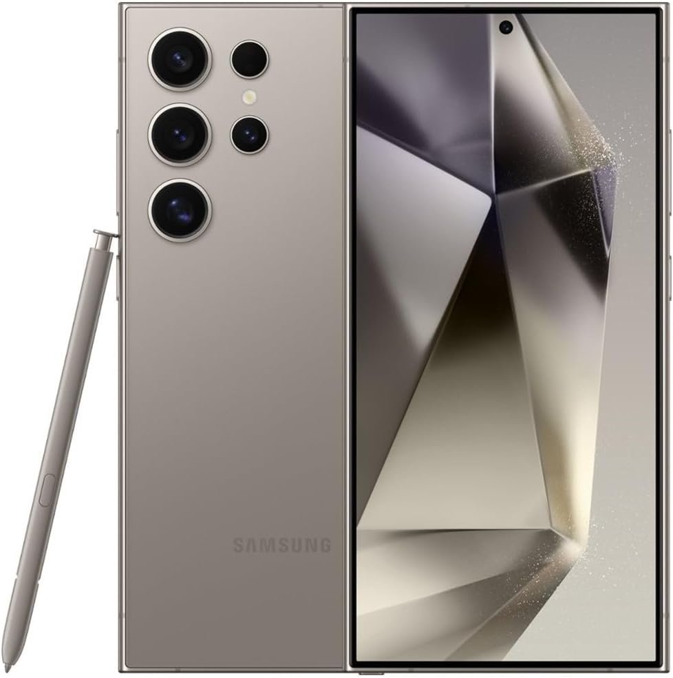 Samsung Galaxy S24 Extremely Cell Telephone, 512GB AI Smartphone, Unlocked Android, 200MP, 100x Zoom Cameras, Quick Processor, Lengthy Battery Life, Edge-to-Edge Show, S Pen, US Model, 2024, Titanium Grey