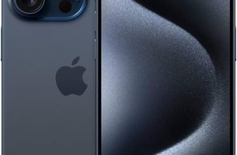 Apple iPhone 15 Professional Max, 256GB, Blue Titanium – Unlocked (Renewed)