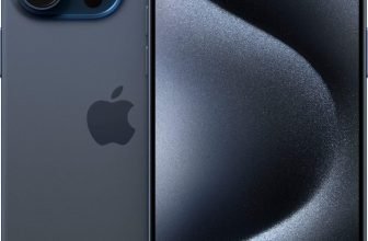 Apple iPhone 15 Professional Max, 256GB, Blue Titanium – T-Cellular (Renewed)