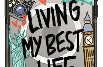 CASETiFY Bounce iPhone 15 Professional Max Case [6X Military Grade Drop Tested / 21.3ft Drop Protection/Compatible with Magsafe] – Artwork Prints – Journey Lover by Nawara Studio – Clear Black