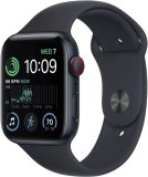Apple Watch SE (2nd Gen) (GPS + Mobile, 40mm) – Midnight Aluminum Case with Midnight Sport Band, M/L (Renewed)