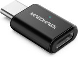 MaedHawk Bypass Bike CarPlay Bluetooth Headset Adapter with Passthrough USB-C Charging Port